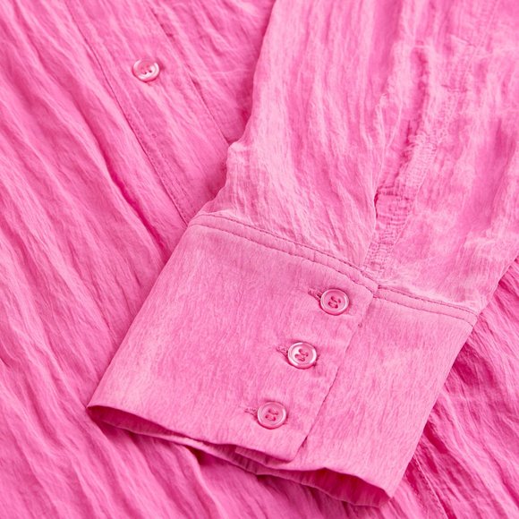 Crinkled Chiffon Shirt - Picture 5 of 9